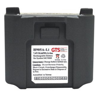 H905A-LI Replacement Battery (1550 MAH, Lithium Ion) for the Motorola MC9000-S Series HONEYWELL BATT LITH FOR MOTOROLA  MC9000-S SERIES 1550 mAh  7.2v (OEM: BTRY-MC90SAB00-01) HONEYWELL BATTERIES, SYMBOL MC9000-S SERIES, BATTERY REPLACEMENT, 1550 MAH, LI-ON, 7.4V, OEM P/N BTRY-MC90SAB00-01 HONEYWELL BATTERIES, SYMBOL MC9000-S SERIES, BATTERY REPLACEMENT, 1550 MAH, LI-ON, 7.4V, OEM P/N 21-62960-01, 21-62960-02, 82-101606-01, BTRY-MC90SAB00-01 GTS BATTERIES/GTS CHARGERS,SYMBOL MC9000-S SERIES, BATTERY REPLACEMENT, 1550 MAH, LI-ON, 7.4V, OEM P/N 21-62960-01, 21-62960-02, 82-101606-01, BTRY-MC90SAB00-01 GTS BATTERIES,SYMBOL MC9000-S SERIES, BATTERY REPLACEMENT, 1550 MAH, LI-ON, 7.4V, OEM P/N 21-62960-01, 21-62960-02, 82-101606-01, BTRY-MC90SAB00-01 Replacement Battery (1550 MAH, Lithium Ion) for the Zebra MC9000-S Series GTS BATTERIES,SYMBOL MC9000-S SERIES, BATTERY REPLACEMENT, 1550 MAH, LI-ON, 7.4V, OEM P/N 21-62960-01, 21-62960-02, 82-101606-01, BTRY-MC90SAB00-01 Batterie Type : Li Ion, Capacity: 1550 mAh, Voltage: 7.2