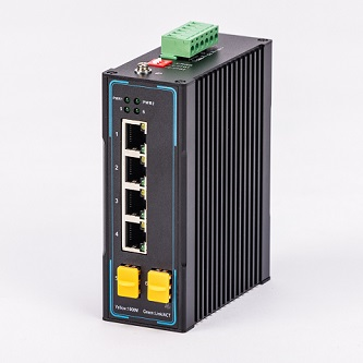 HPX-2624 Unmanaged PoE Switch, 4 GE 802.3at + SFP