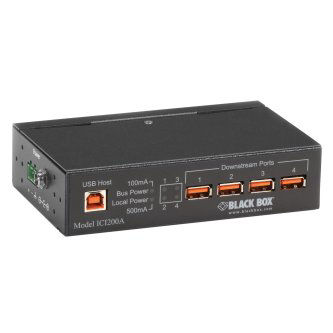 ICI200A INDUSTRIAL USB 2.0 HUB, 4PT