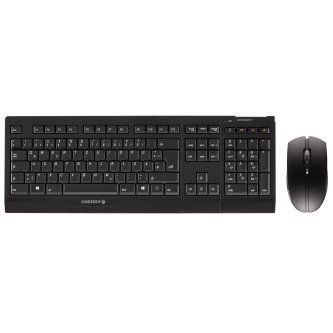 J84-4300LUAUS2 J84-4300 Keyboard (Washable, 14.5 Inch, 87 Key, USB, Sealed, Pointing Device and US IP55) - Color: Black IP55 INDUSTRIAL BLACK WIPE KEY WIPEKEY BLK USB 87 KEY KEYB INTGRTD POINT DVC/IP55/MOQ 10 CHERRY, KEYBOARD, WIPEABLE, ULTRASLIM, 15IN, IP55, 87 POSITION US KEY, LASER ETECHED KEYCAPS, USB, BLACK   BLACK 14.5" WASHABLE w/ sealdpointing de Cherry Office Keyboards CHERRY, REPLACED WITH G84-4420LUBEU-2 OR G84-5400LUMEU-2 AND KBCV4400N COVER, KEYBOARD, WIPEABLE, ULTRASLIM, 15IN, IP55, 87 POSITION US KEY, LASER ETECHED KEYCAPS, USB, BLACK