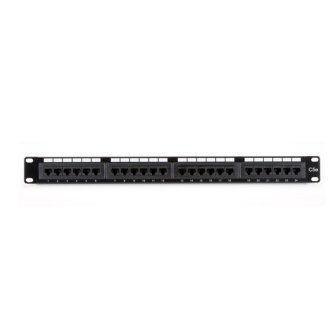 JPM5E24A 24PT 1U UNSHIELDED CAT5E PATCH PANEL