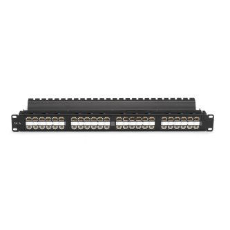 JPM820A-HD CAT6 PATCH PANEL FD-THRU 1U UNSHL 48PT