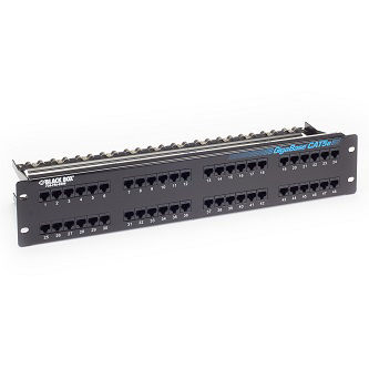 JPM906A-R6 CAT5e Patch Panel, 2U, Unshielded, 48-Po