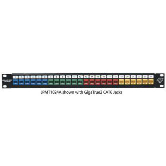 JPMT1024A MULTIMEDIA PATCH PANEL, 1U, 24PT