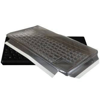 KBCV4100N KEYBOARD COVER, G84-4100, NON-WIN PLASTIC KBD COVER FOR ALL G84-4100 MODELS NON-WIN/10 PC MIN Plastic Keyboard cover for all G84-4100 models, non-Win. Plastic keyboard cover for all G84-4100 Plastic keyboard cover for all G84-4100 models without Windows keys. CHERRY, PLASTIC KEYBOARD COVER FOR ALL G84-4100 MO<br />CHERRY, PLASTIC KEYBOARD COVER FOR ALL G84-4100 MODELS WITHOUT WINDOWS KEYS, CLEAR, 1 YEAR WARRANTY, MOQ 10