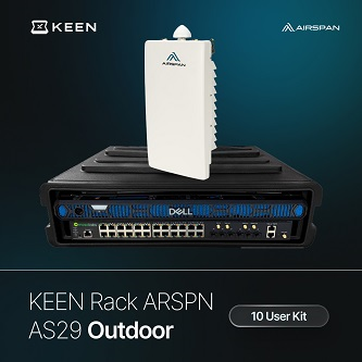 KEEN-BASE-AS29-US-1Y-10U KEEN Rack ARSPN AS29 Outdoor 10 User Kit