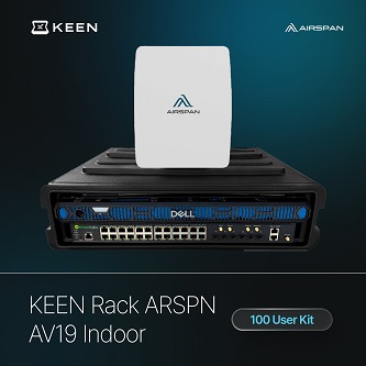 KEEN-BASE-AV19-US-1Y-100U KEEN Rack ARSPN AV19 Indoor 100 User Kit