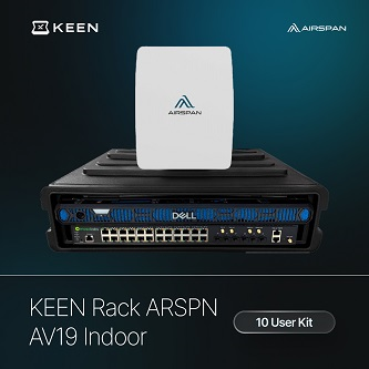 KEEN-BASE-AV19-US-1Y-10U KEEN Rack ARSPN AV19 Indoor 10 User Kit