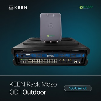 KEEN-BASE-MOD1-US-1Y-100U KEEN Rack Moso OD1 Outdoor 100 User Kit