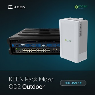 KEEN-BASE-MOD2-US-1Y-100U KEEN Rack Moso OD2 Outdoor 100 User Kit