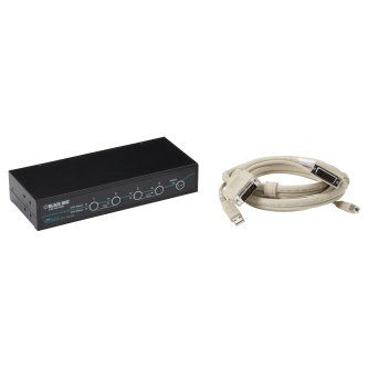 KV9614A-K 4PT DESKTOP KVM SWT DVID USB KM W/CABLE