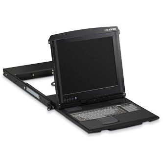 KVT517A-16CATX-1IP 16-Port 17" LCD Console Drawer with CATx