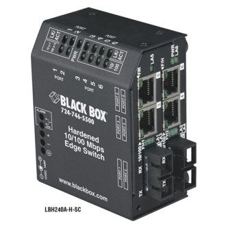 LBH240A-H-ST HRD SWT 4-10/100 RJ45 2-100 MM 2KM ST