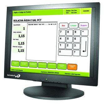 LE1015MB-J LOGIC CONTROLS, TOUCH MONITOR-15" TRUE-FLAT, RESIS TOUCH MONITOR-15" TRUE-FLAT, Projective Capacitive Touch, USB, with MSR & 8" back LCD<br />TOUCH MONITOR-15"TRU-FLAT,MSR,8"back LCD
