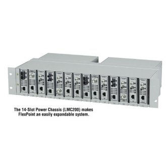 LMC200-2PS MED CONV CHS - 14-SLOT, RKMT, DUAL AC