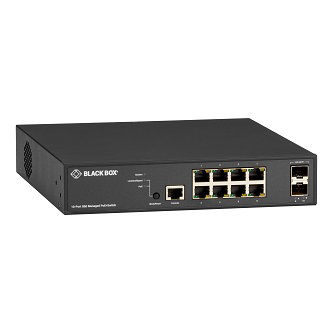 LPB3010A MGD PoE+ Switch - (8) 10/100/1000 RJ45