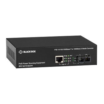 LPS500A-MM-SC-R2 10/100/1000BT POE MEDIA CONVERTER