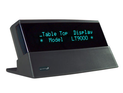 LT9900UP-GY LT9000 Table Display (9.5mm, 2-Line x 20 Character Display, Port Power and USB) - Color: Dark Grey LOGIC, TABLETOP DISPLAY, BLACK, 9.5MM 2X20, USB, OPOS DRIVER BEMATECH, TABLETOP DISPLAY, BLACK, 9.5MM 2X20, USB, OPOS DRIVER BEMATECH, DISCONTINUED, REFER TO LTX9000UP-GY  TTOP DPLAY,9.5MM,PORT PWR,USBDK GRY,MIGR Log.Cont. LT9000 Table Disp. TTOP DPLAY,9.5MM,PORT PWR,USB DK GRY,MIGRATE TO LTX9000UP-GY