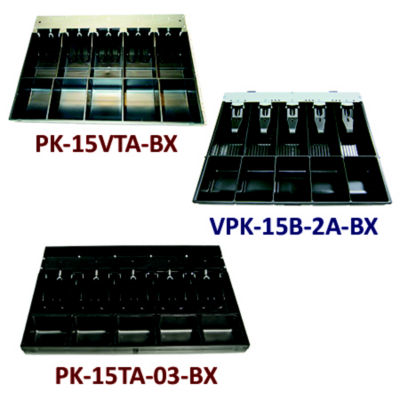 M-15VTA Fixed Till Assembly 5 x 5 (6-Pack - Individual Part# is PK-15VTA-BX) APG TRAY FIXED 5 BILL 5 COIN   FIXED TILL 5X5 (BULK PACK OF 6OF PART # APG Tills FIXED TILL 5X5 (BULK PACK OF 6 OF PART # PK-15VTA-BX)