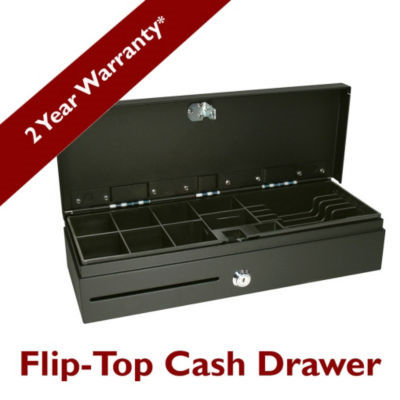 MFS437A-BL460 FlipTop Cash Drawer (Stainless Steel Lid, DirectPRO Hardwired Cable and Connector for Epson Interface) - Color: Black APG FLIP TOP DRAWER 18.1 X 6.8 W/STAINLESS COVER APG Flip-Top Cash Drawers FLIPTOP CASH DRAWER;EPSON INTFSTAINLESS Flip-Top Cash Drawer (Stainless Steel Lid, DirectPRO Hardwired Cable and Connector for Epson Interface) - Color: Black APG, FLIPTOP, CASH DRAWER, 18.1 X 6.8 X 4.01, HARDWIRED FOR EPSON PRINTERS<br />APG, FLIPTOP, CASH DRAWER, MOQ 40, 18.1 X 6.8 X 4.01, HARDWIRED FOR EPSON PRINTERS