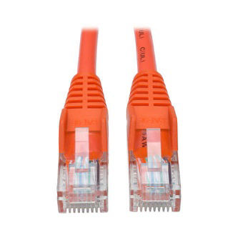 N001-006-OR Cat5 Cat5e Snagless Molded Pat