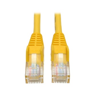 N001-015-YW 15ft Cat5e Cat5 Snagless Molde