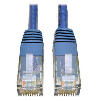 N200-014-BL Cat6 Cable (RJ45 M/M),PoE,Blue,14 ft.