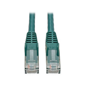 N201-004-GN Cat6 Cable (RJ45 M/M),PoE,Green,4 ft.