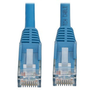 N201L-3P5M-BL Cat6 Cable (RJ45 M/M),PoE,Blue,11.5 ft.