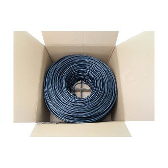 N223-01K-BK CAT6A BULK CABLE BLACK 1000FT