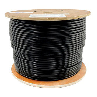 N224-01K-BK 1000ft Cat6 Gigabit Bulk Cable
