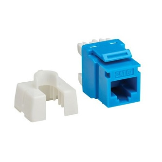 N238-001-BL-6A KYSTN JACK,CAT6A,568A/B, BLUE