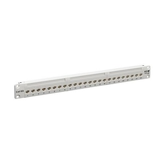 N254-024-6A-WH 24-Port Cat6a Feed Through Patch Panel