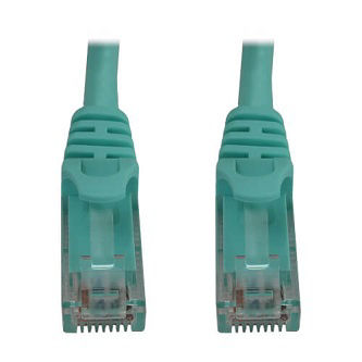 N261-015-AQ CAT6A ETHERNET CAB AQUA 15 FT