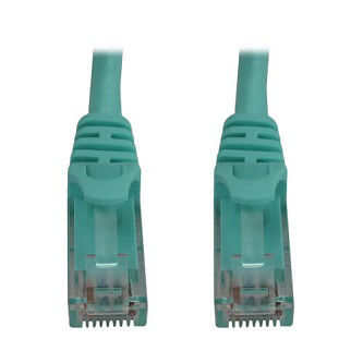 N261-100-AQ CAT6A ETHERNET CAB AQUA 100FT