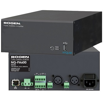 NQ-PA600 NYQUIST 4-INPUT, 600W, 2RU, PUBLIC ADDRE