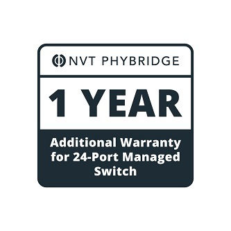 NV-24PT-MTNC-1 1 YR add"l warranty 24 pt managed switch