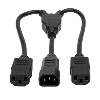 P004-18N-2C13 C14 to C13 Splitter PDU Style
