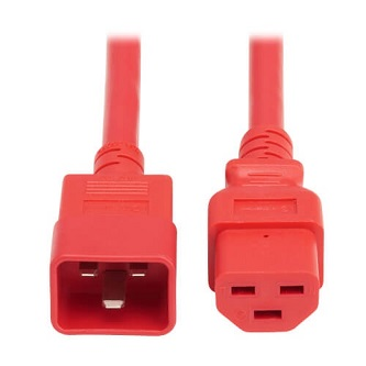 P035-004-ARD TRIPP PWR CORD C20 TO C21 20A 4FT RED