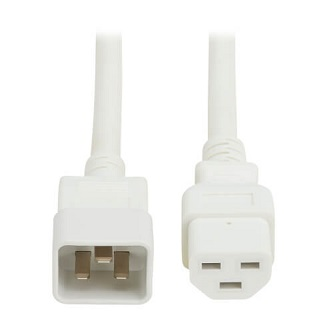 P035-005-AWH TRIPP PWR CORD C20 TO C21 20A 5FT WHT