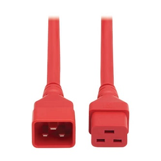 P036-006-ARD EXT CBL C20 TO C19 20A RED 6FT