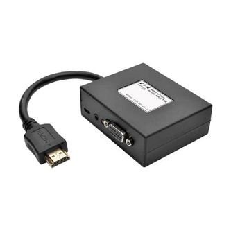 P131-06N-2VA-U HDMI to VGA + Audio Adapter Co