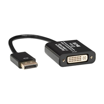 P134-06N-DVI-V2 6in DisplayPort to DVI Adapter