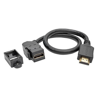 P162-001-KPA-BK HDMI w/ Ethernet Keystone Panel