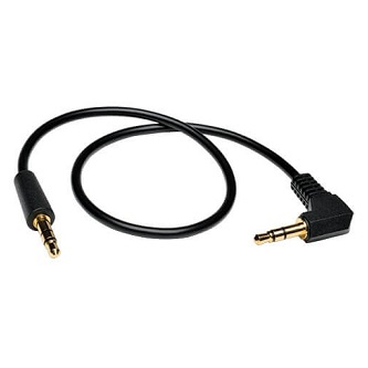 P312-001-RA 1ft Mini Stereo Audio Cable wi