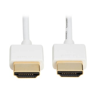 P569-006-SLIM-W SLIM HDMI CBL UHD 4K WHITE 6FT