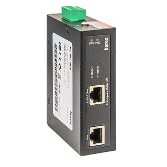 PC-INJ-30W PoE Inj,DIN,2xGE TX+1xPoE 30W,ExtTmp