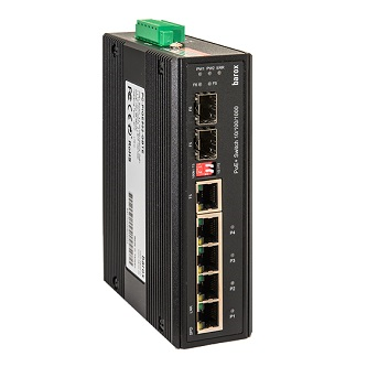 PC-PIGE502-GBTE Switch,DIN,GE:1xTX+4xPoEat+2xSFP,ExtTmp