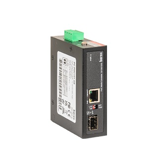 PC-PMC101-GE M Cvtr,DIN,GE:1xPoEat+1xSFP,ExtTmp