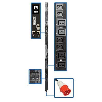 PDU3XEVSR6G63A 3-Phase PDU Switched 27.7kW 22